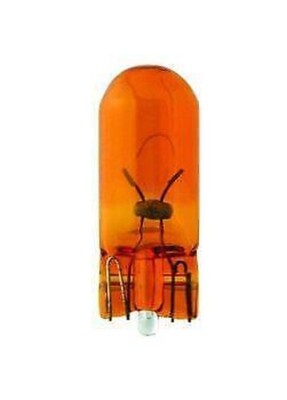 5x bulbs 12V 5W W2.1x9.5d yellow