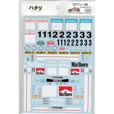 Museum Collection 1/24 Peugeot 206 '03 Monte Carlo Sweden Decal D086