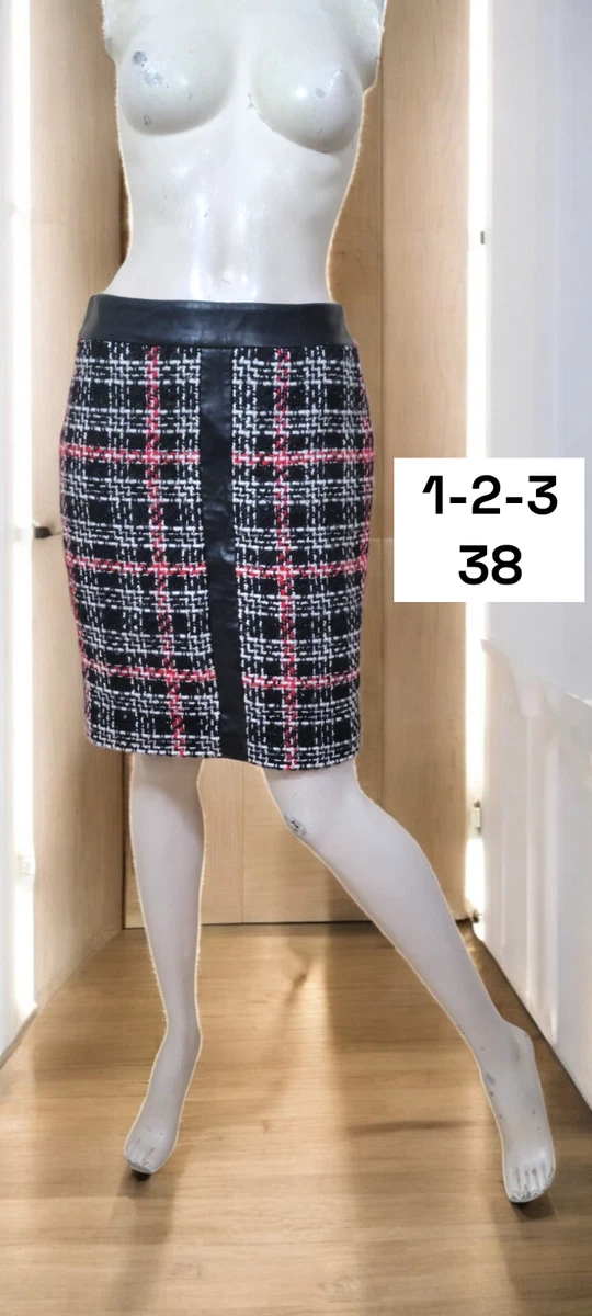 Jupe Briggs Femme Taille 14 - Noir Et Blanc - Rayonne/Polyester - NEUVE Avec étiquettes