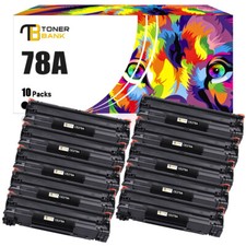 LOT Black Toner Compatible For HP CE278A LaserJet P1566 P1606dn M1536dnf 2100Pag
