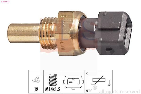 1.830.077 EPS Sensor, coolant temperature for BMW,LAND ROVER