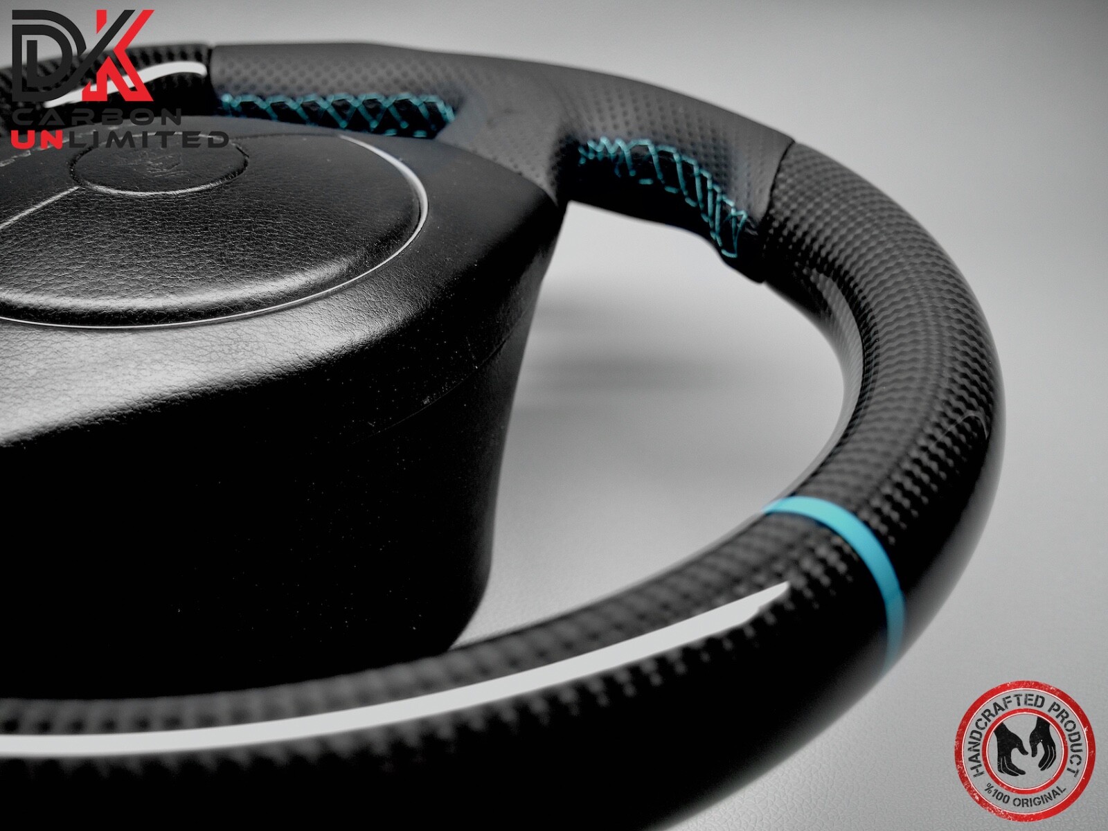 Lamborghini Murcielago LP670 LP650 LP640 Turquoise Ring Carbon Steering Wheel v3