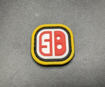Castle x Grayscale Smashed Brothers Gear Impaled ‘SB’ EDC PVC Pouch Patch