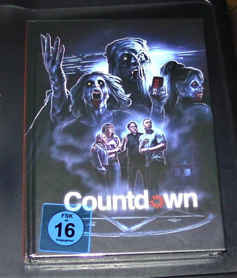 COUNTDOWN LIMITIERTES NUMMERIERTES MEDIABOOK COVER A BLU RAY + DVD NEU