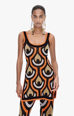 Paco Rabanne x H&M hm Minikleid/Tunika glitzernder