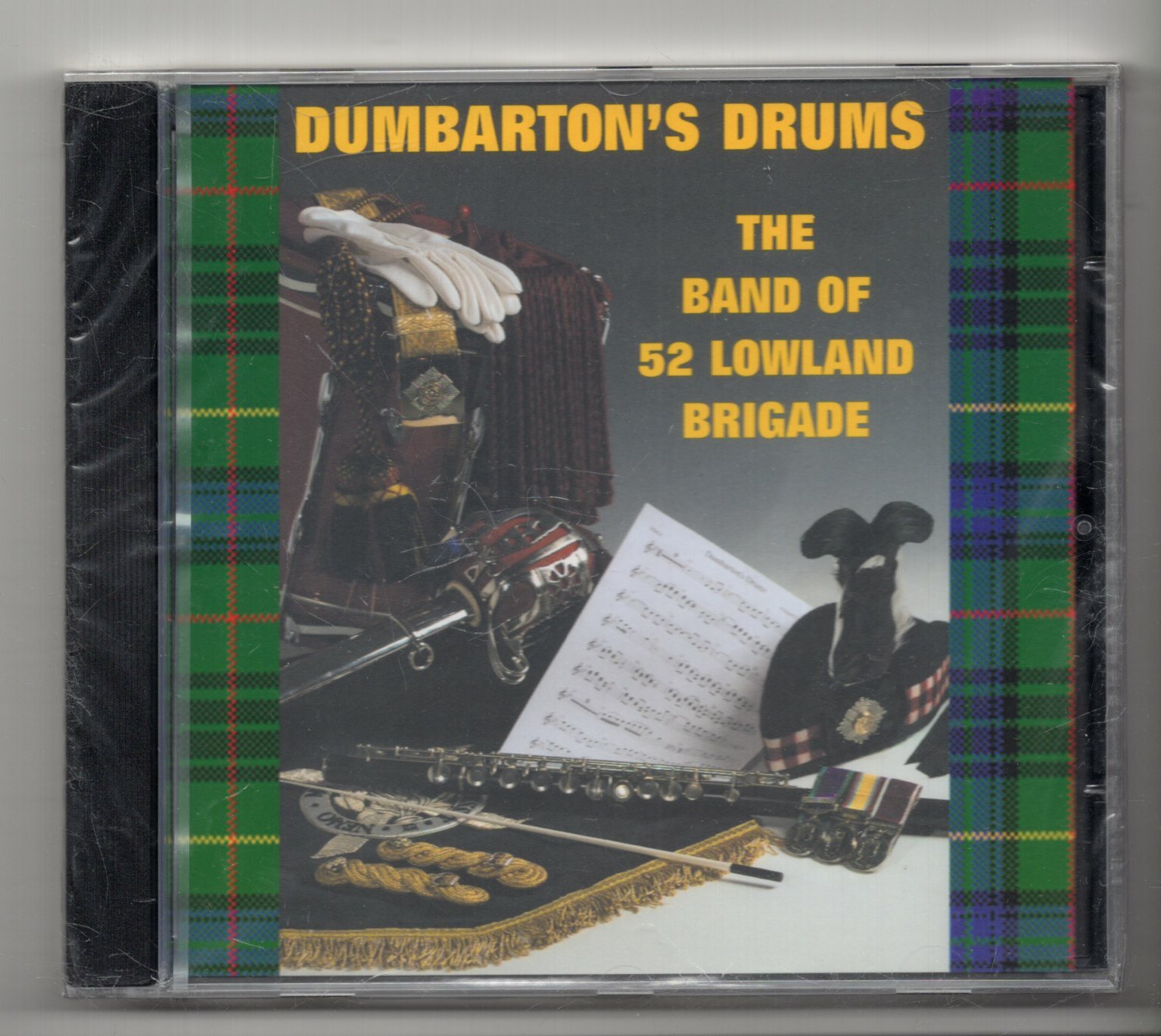 (JY381) The Band Of 52 Lowland Brigade, Dumbarton's Drums - 2001 Sealed CD