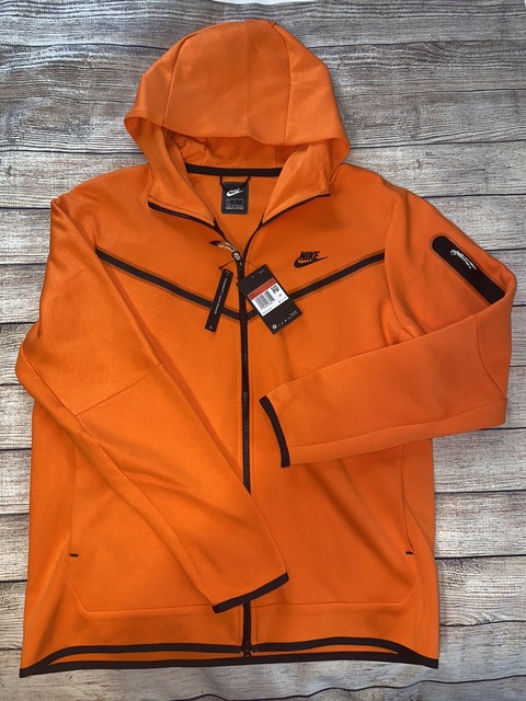 nike orange tech fleece