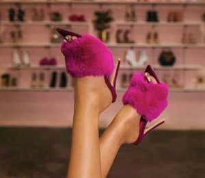 sexy fur heels
