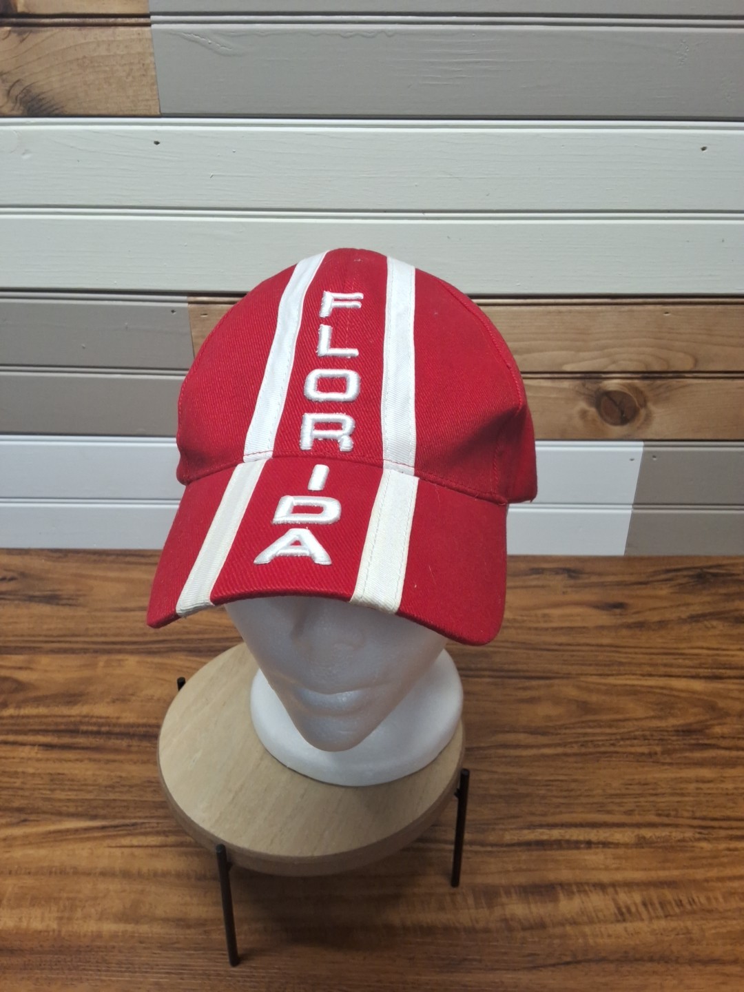 Adjustable FLORIDA Red/White Strapback Baseball C… - image 1