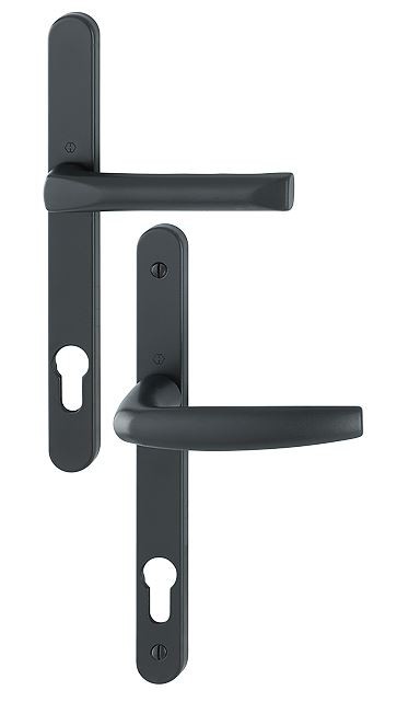Garniture porte-fenêtre HOPPE Atlanta 113KH noire design haut de gamme