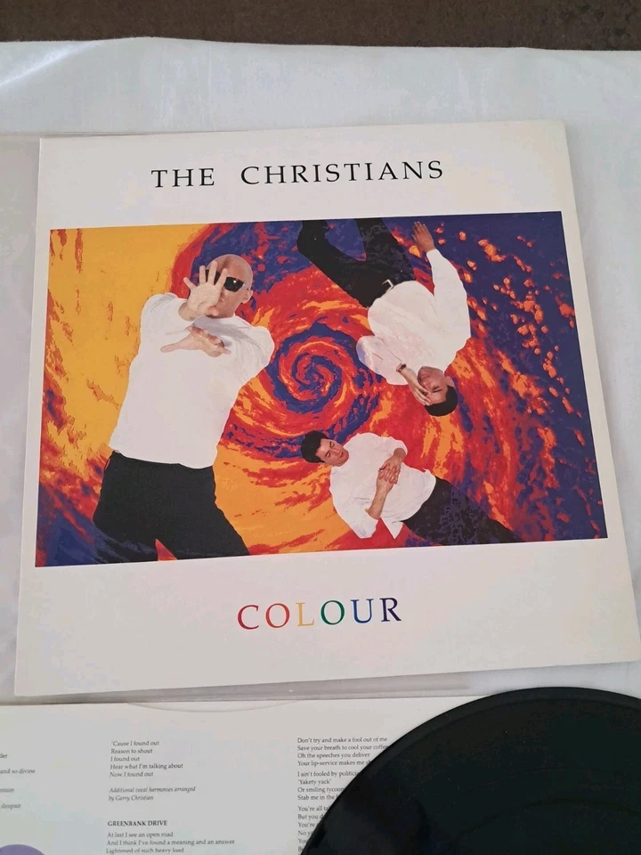 The Christians Colour LP Island Records ILPS 9948 UK 1990 First Press A1u - Image 2 of 4