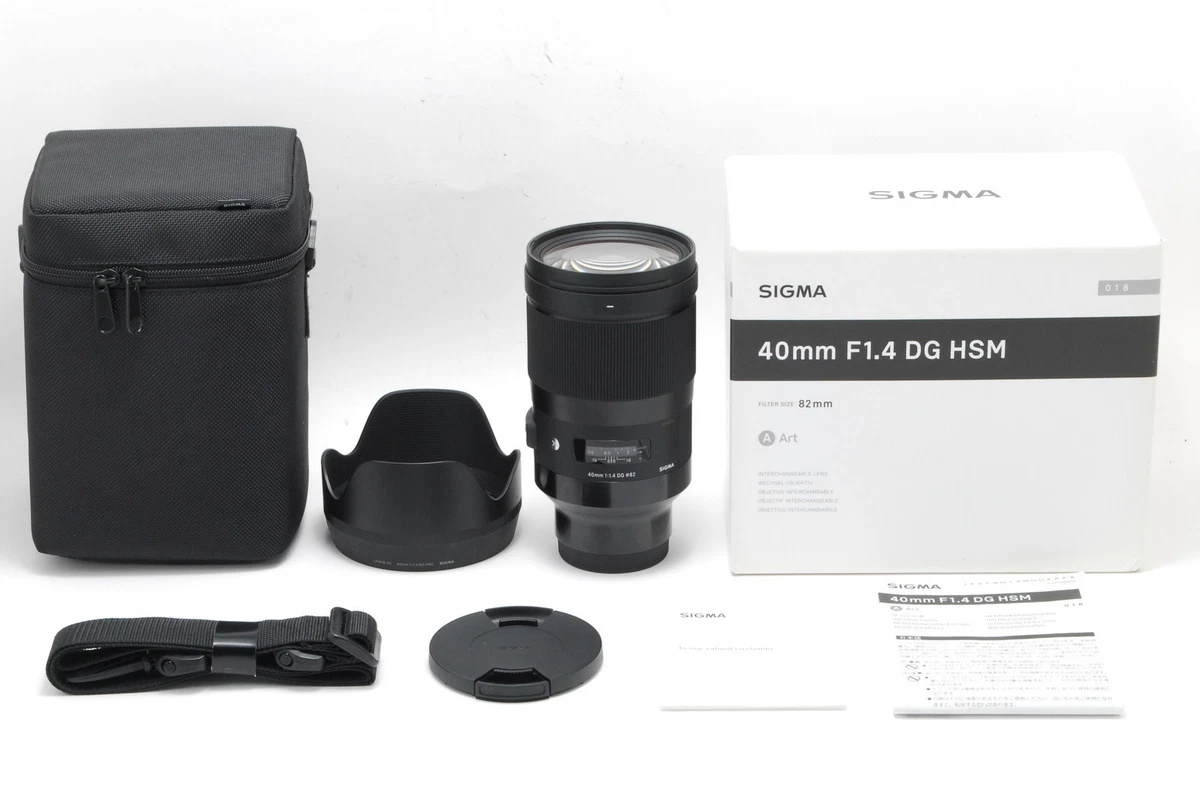 Sigma f/1.4 Lenses 40mm Focal for sale - eBay