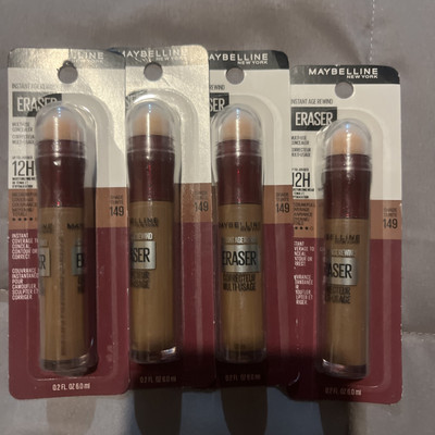 Lot Of 4 Maybelline Instant Age Rewind Eraser Multi-Use Concealer 149 0.2 FL OZ