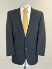 Burberry Men's Dark Gray Striped 100% Wool Suit 40R 33X28 $1,895 Vintage
