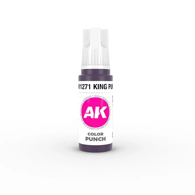 AK Interactive AK11271 - King Purple Color Punch 17 Ml - New