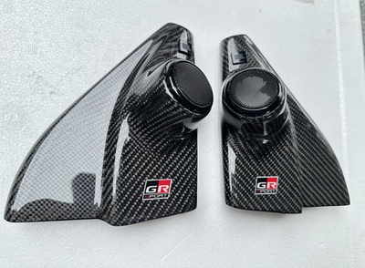 ハイラックス　カーボン　ツィーターカバー　純正交換 ハイラックス カーボン ツィーターカバー 純正交換 ハイラックス