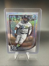 2025 Bowman Chrome - Junior Caminero #80 Mega Box Mojo Refractor