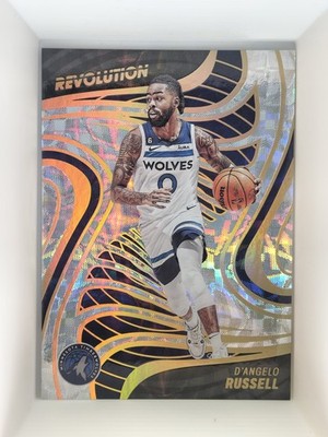2022-23 REVOLUTION ASIA HOLO GOLD D'ANGELO RUSSELL 5/10 Minnesota Timberwolves