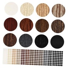 Screw Hole Covers Stickers, 21 mm Adhesive PVC Screw Cover Caps, 12 Basic