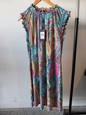 Tommy Hilfiger Pastel Sleeveless Summer Dress Size 10 NWT