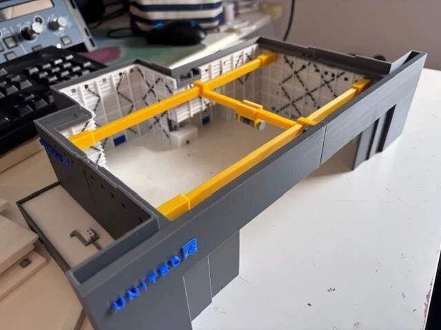 1/400 Aircraft maintenance hangar at Los Angeles Dulles Airport Model 3D Printed - Image 4 of 4