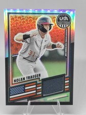 2022 Panini Stars & Stripes USA Baseball Nolan Traeger #USA-NT Holo Patch