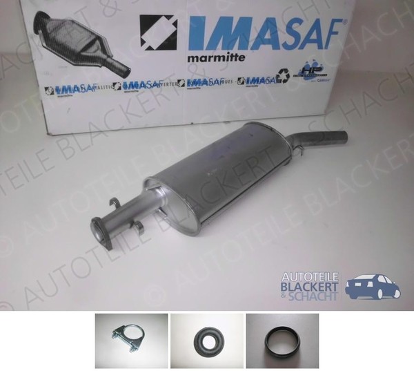 Imasaf Auspuff Mitteltopf für Citroen/Fiat/Peugeot Ducato+Jumper+Boxer 4X4 230-image