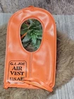 Vintage GI Joe Air Vest USAF Orange Pilot Survival Vest 1960s Hasbro 12” Figure