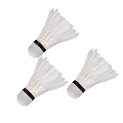 3Pcs Langlebige Badminton Shuttlecocks Für Outdoor Indoor Ball Sport Trainin URS