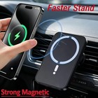 15W Wireless Magnetic Car Charger Mount Holder for iPhone 13 14 15 16 17