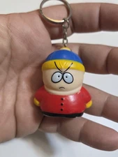 VINTAGE ERIC CARTMAN KEYCHAIN 1998 COMEDY CENTRAK SOUTH PARK CARTOON FOREIGN C76