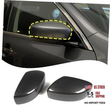 Car Door Side Mirror Cover Trim Compatible with Infiniti Carbon Fiber Pattern