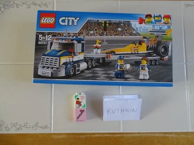BOITE LEGO NEUVE - SEALED BOX - CITY 60151 DRAGSTER TRANSPORTER - Photo 1/4