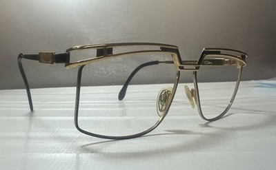 Cazal Mod957 ''Frame Only'' Gold  framed- Eyeglasses Vtg 90s