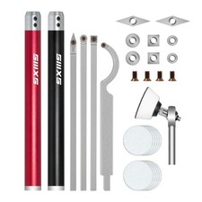 Carbide Tip Wood Lathe Turning Tool set With Bowl sander, Lathe Roughing and ...