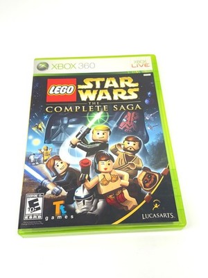 LEGO Star Wars The Complete Saga (Microsoft Xbox 360, 2007) Complete w/ Manual