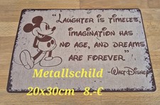 Disney Mickey Mouse Metallschild 20x30cm Deko...