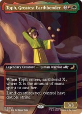 Toph, Greatest Earthbender (Borderless) - Normal NM MTG Avatar: The Last Airb...