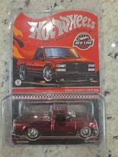 Hot Wheels Red Line Club 164 1990 Chevy 454 Ss Pickup Truck Red Hot Wheels Red Line Club 164 1990 Chevy 454 Ss Pickup Truck Red