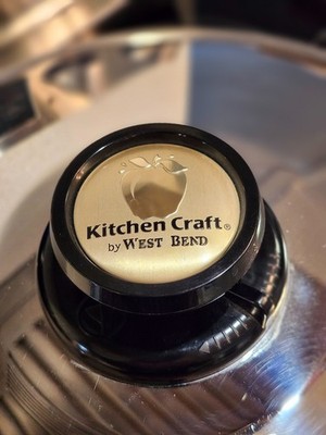 Kitchen Craft West Bend 11'' Liquid Core Electric Skillet Frying Pam with Lid