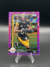Jaylen Warren Pittsburgh Steelers 2025 Topps Chrome Pink Wave Refractor /250 #25