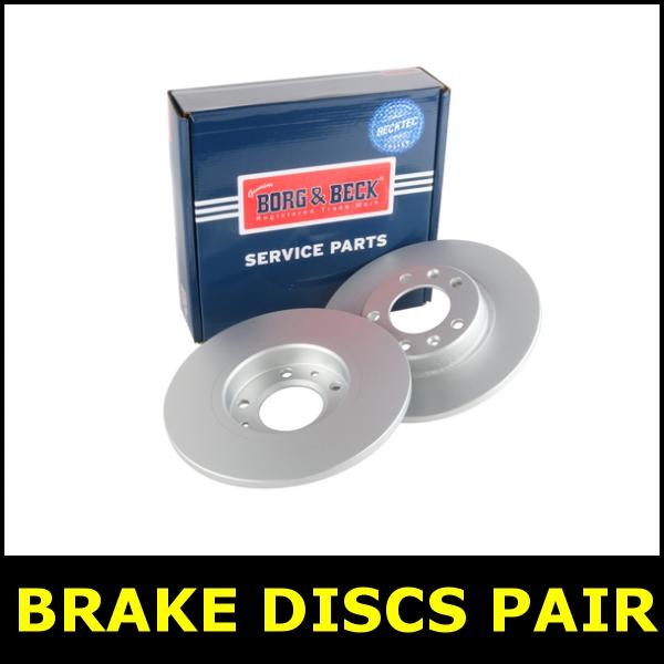Brake Discs Pair Rear Fits PEUGEOT 3008 408 OPT2/2 1.2 1.5 HNY HPY YHZ C613