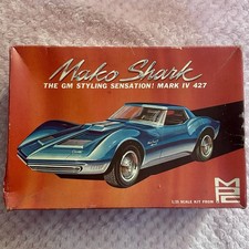 MPC Mako Shark Corvette Model Car Kit Original Mark IV 427 Open Box