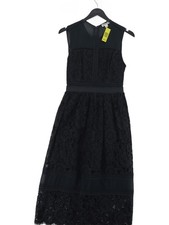 Whistles A-Line Maxi Dress UK8 in Blue
