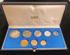 1977 SOUTH AFRICA MINT (8) COIN PROOF SET IN ORIGINAL BOX