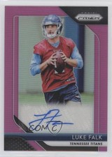 2018 Panini Prizm Rookie Auto Pink Prizm Luke Falk #RA-LF Auto wc7
