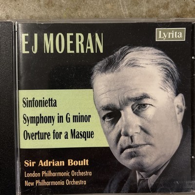 E. J. Moeran: Sinfonietta, Symphony, Overture For A Masque: Sir Adrian Boult CD