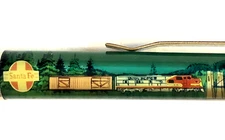 American Centennials Floaty Pen Moving Santa Fe Train 1969 Diesel Electric Vtg
