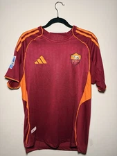 Adidas AS Roma 2025/26 Home Jersey Men’s Large #21 Dybala
