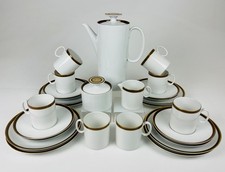 Thomas Germany Kaffeeservice 8 Pers 70er Gold Design Rosenthal